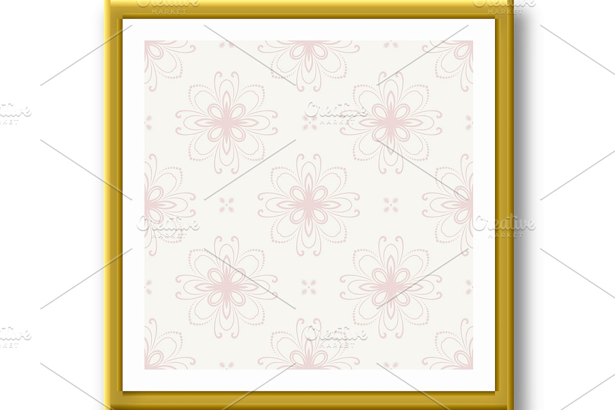 Floral Seamless Vector Pattern, a Decorative Illustration by FineArtStudio (Photo 2 of 3)