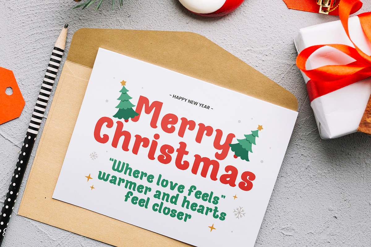 Christmas Font - Christmas Bakery, a Handwritten Font by Mozatype (Photo 7 of 8)
