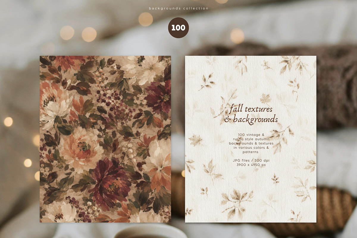 100 Fall Backgrounds & Textures, a Background Graphic by PeDe Designs (Photo 8 of 14)