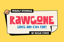 Rawgone - Comic & Kids Font