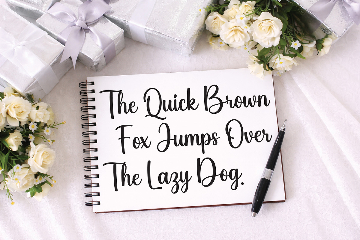 Honesty, a Handwritten Font by Aura Typeface (Photo 8 of 10)