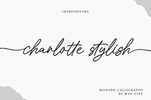 Charlotte Stylish Modern Calligraphy