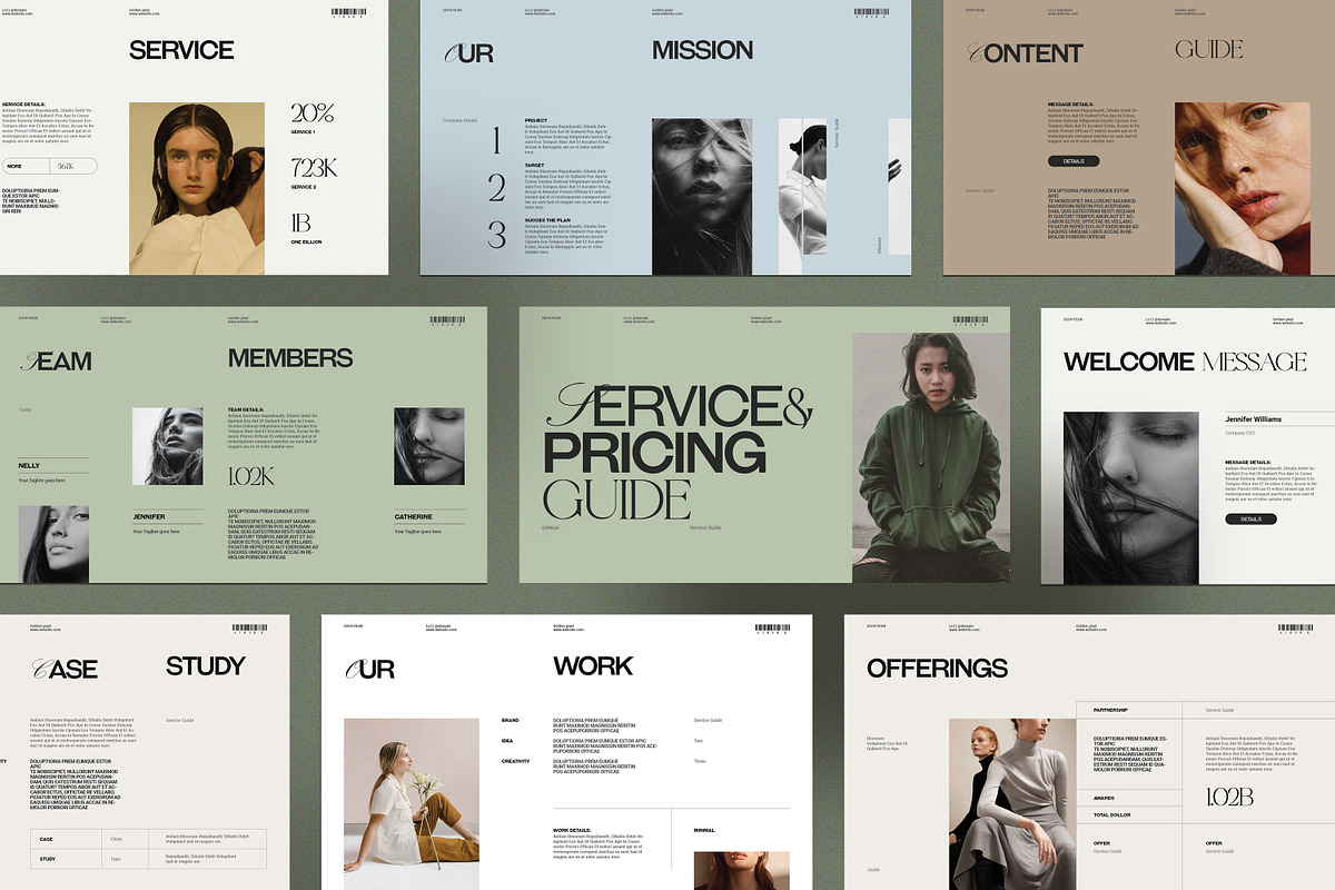 Service Guide, a Presentation Template by GoldenPixelStudio (Photo 3 of 9)
