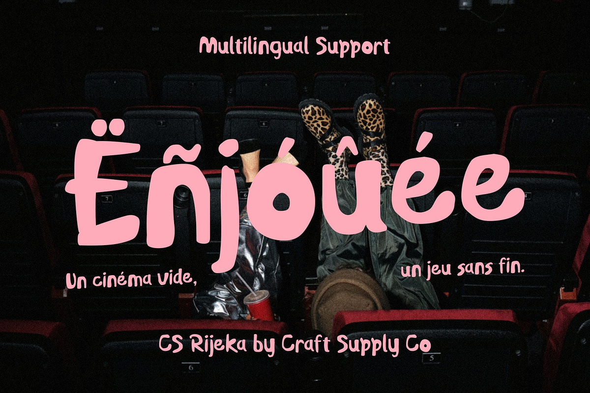 CS Rijeka – Playful Font, a Sans Serif Font by Craft Supply Co. (Photo 5 of 8)