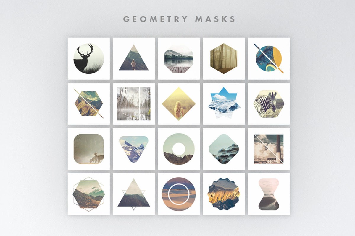 Instagram Photo Masks, a Social Media Template by Tugcu Design Co. (Photo 2 of 6)