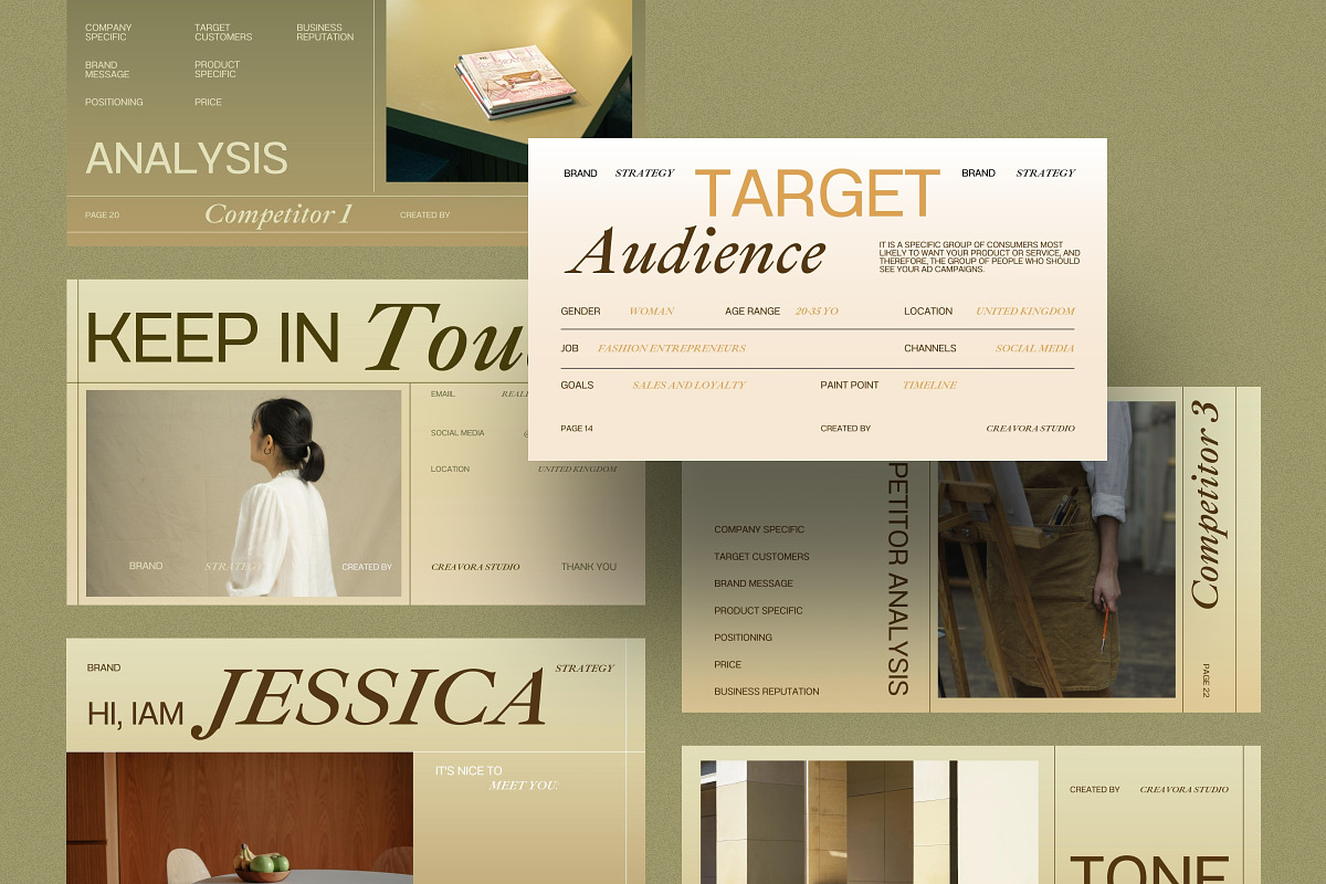 Lansé - Brand Strategy Template, a Presentation Template by Creavora (Photo 2 of 13)