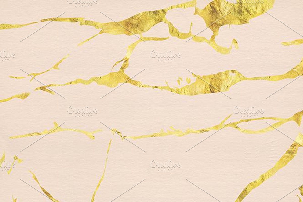 Pale Golden Seams Marbled Papers, a Pattern Graphic by Blixa 6 Studios (Photo 3 of 5)