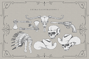 Bullhawk for Logo & Vintage Branding, a Serif Font by ilhamtaro (Thumbnail 12 of 19)