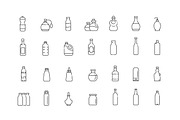 Bottle Icons Set, an Outline Icon by Tettygreen (Thumbnail 2 of 2)