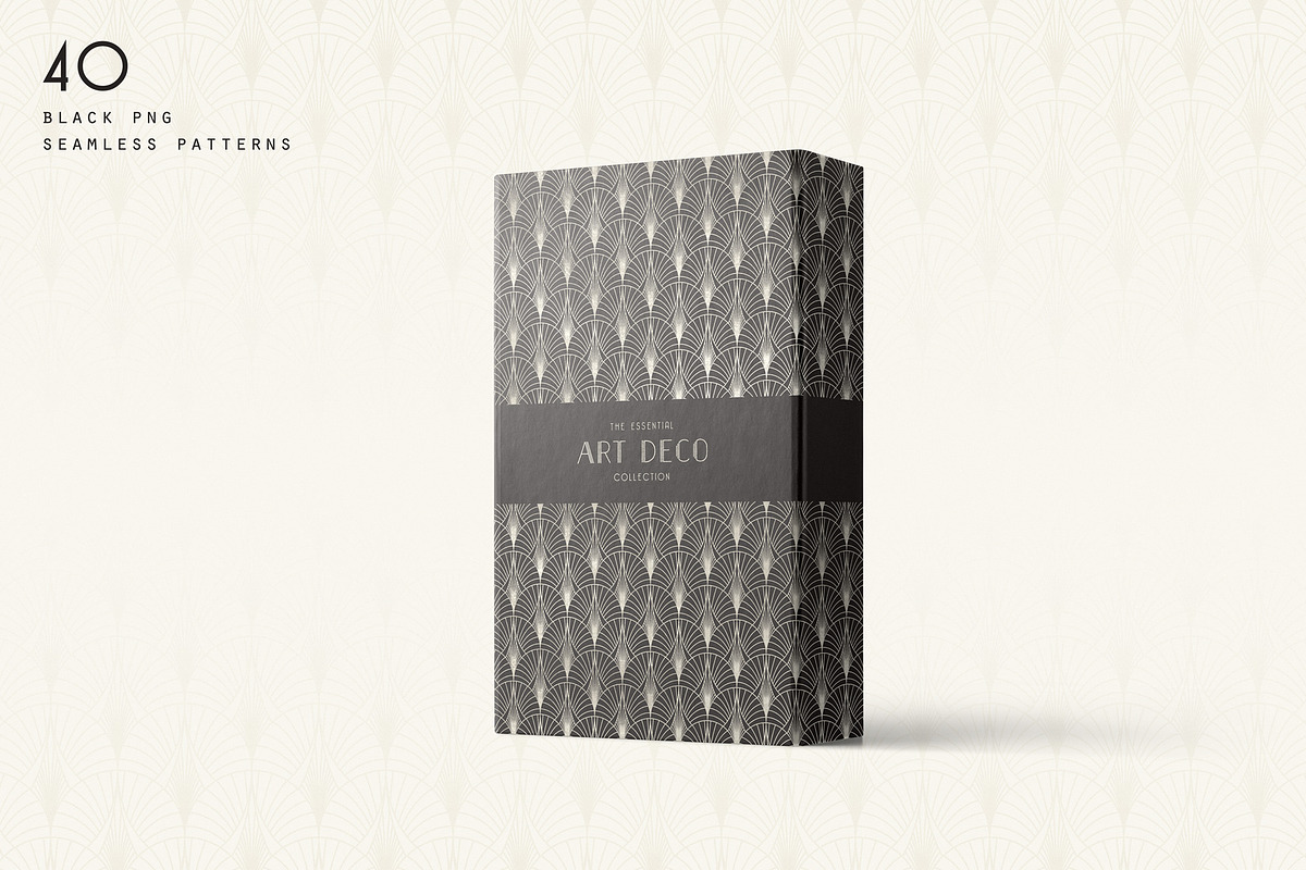 1920 Art Deco Seamless Patterns, a Pattern Graphic by The Paper Town (Photo 4 of 15)