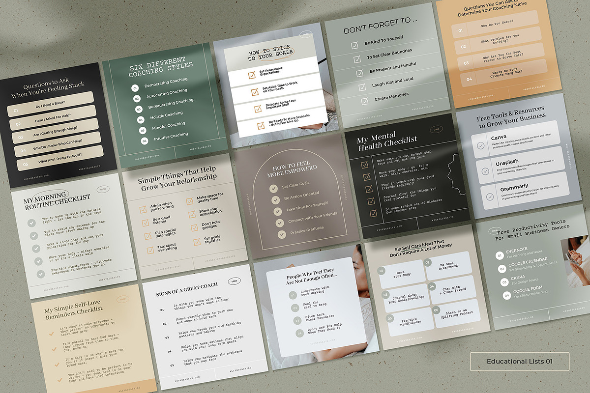 Elegant Coaching Social Media Kit, a Social Media Template by AndrewPixel (Photo 8 of 31)