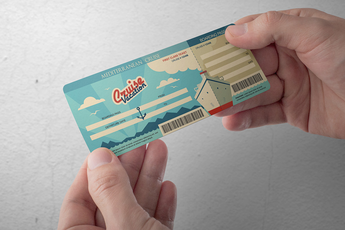 Cruise Invitation Boarding Pass Set, an Invitation Template by Paul Lesser (Photo 6 of 10)