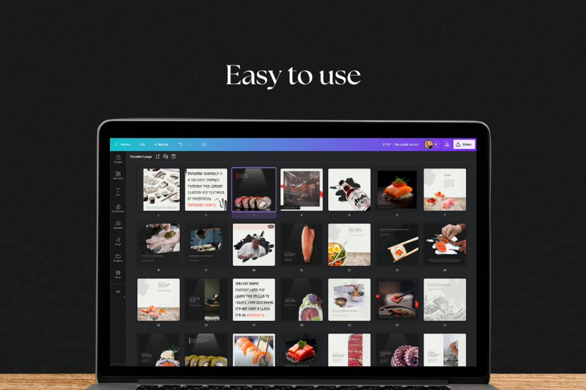 Sushi Restaurant  |  Canva, a Social Media Template by The Social Stuff (Photo 9 of 9)