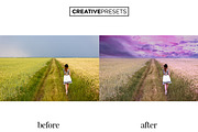 30 Cloudy Sky Overlays, a Layer Style Add-On by CreativePresets.com (Thumbnail 5 of 9)