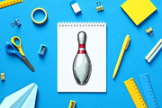 Bowling Clipart Collection, a Sport Illustration by QM_ART (Thumbnail 5 of 7)