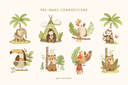 Jungle Friends Adventure – Clipart, an Animal Illustration by Nova Studio (Thumbnail 8 of 11)