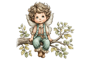 Fairy Boy Clipart PNG, an Illustration by Memories By Lea (Thumbnail 13 of 20)