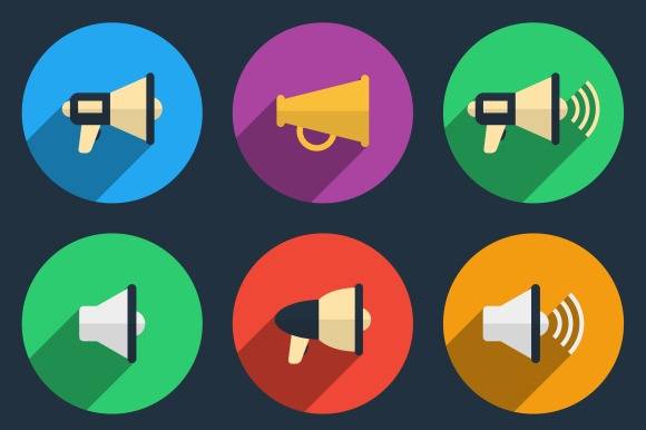 Megaphone Icons