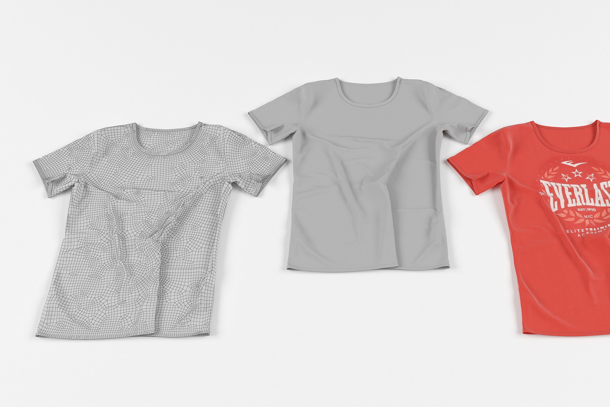 T-shirt collection 3D model, a Characters & Person 3D Model by mrGarret (Photo 8 of 17)