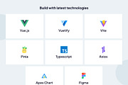 Modernize Vuejs Admin Dashboard, a Vue Template by AdminMart (Thumbnail 7 of 15)