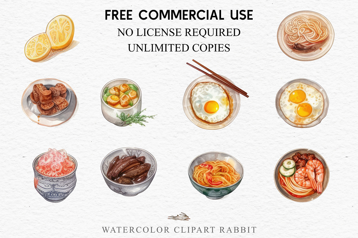 Korean Food Ramen Noodles Asian PNG, a Food Illustration by Rabbit Heart (Photo 4 of 6)
