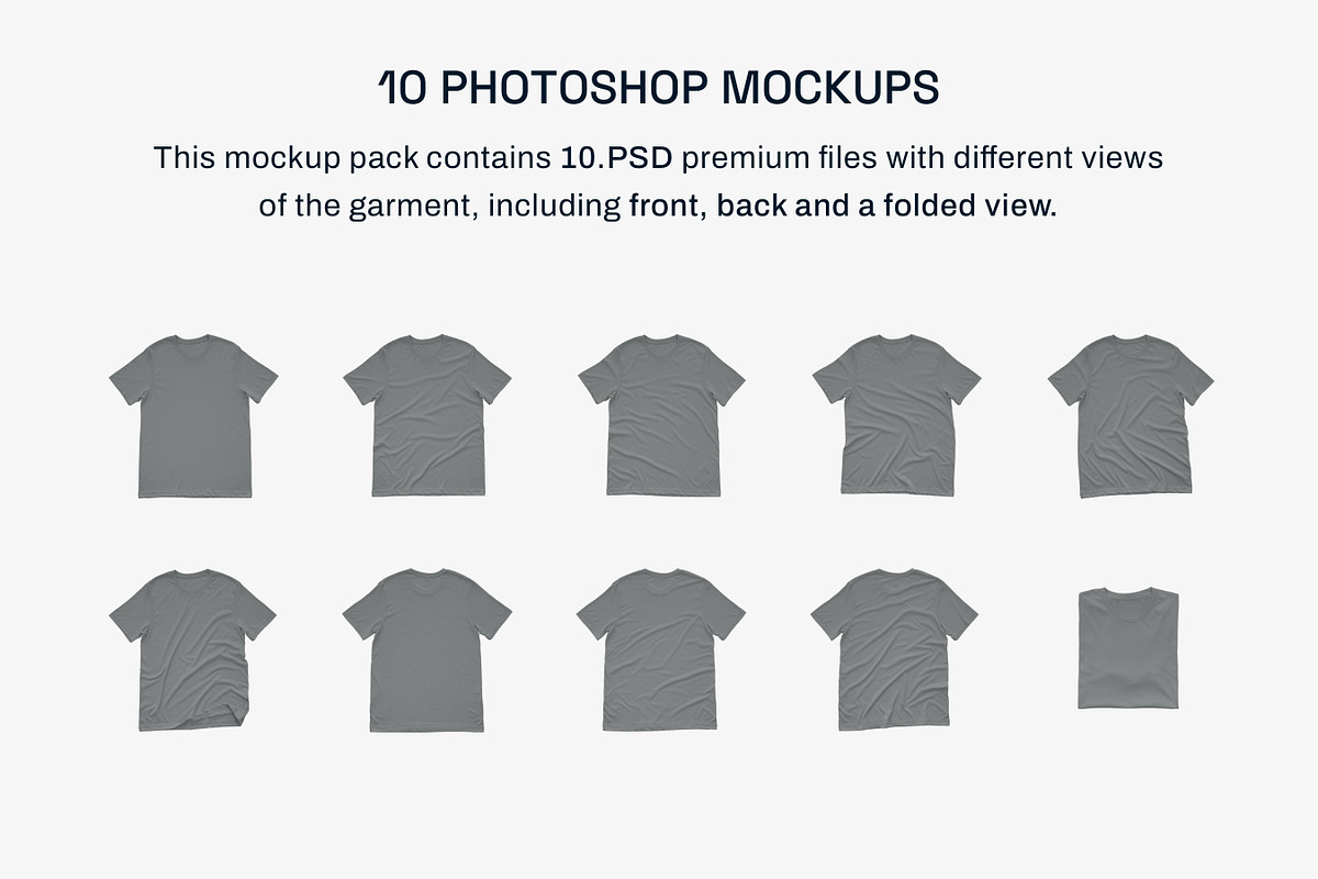 Bella Canvas 3001C  Tee Mockups, a Shirt Mockup by GraphicHero (Photo 2 of 9)