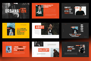 Urbanation Streetwear Powerpoint