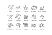 Hobbies and Interest Icons, an Object Graphic by Tettygreen (Thumbnail 2 of 4)