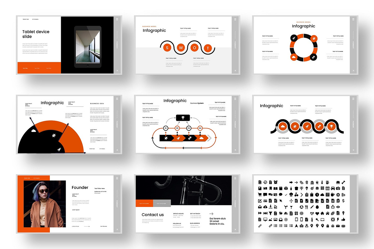 Fiorent  – Business PowerPoint, a Presentation Template by Dens Creative Studio (Photo 5 of 6)