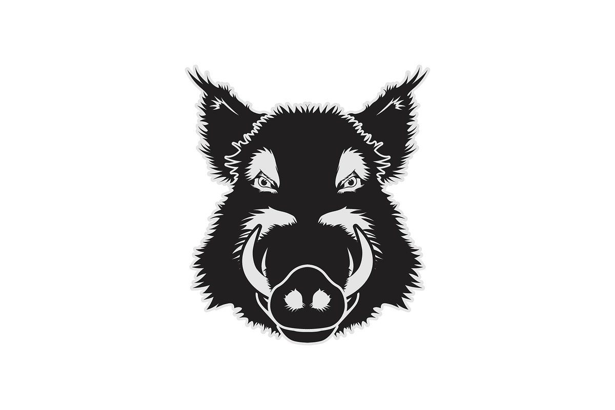 Boar Head, an Animal Illustration by Atlantis X Nurman Arbai (Photo 2 of 3)