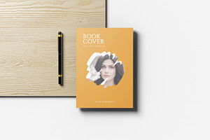 Realistic Book Cover Mockup