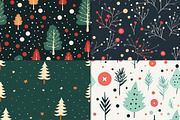 20 Seamless Christmas Time Patterns, a Pattern Graphic by Nordic Design (Thumbnail 5 of 9)