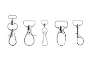 Metal swivel snap hooks, an Object Illustration by Yayasya (Thumbnail 3 of 3)