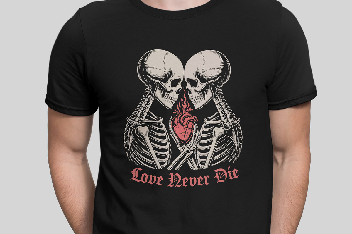 Couple Love Graphic T-shirt Design preview 2