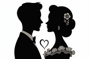 Romantic Love Cameo Silhouette set, an Illustration by Creativeshirt (Thumbnail 8 of 8)