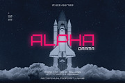 Alpha Orama - Futuristic Pixel Font, a Sans Serif Font by Studio Siv (Thumbnail 1 of 4)