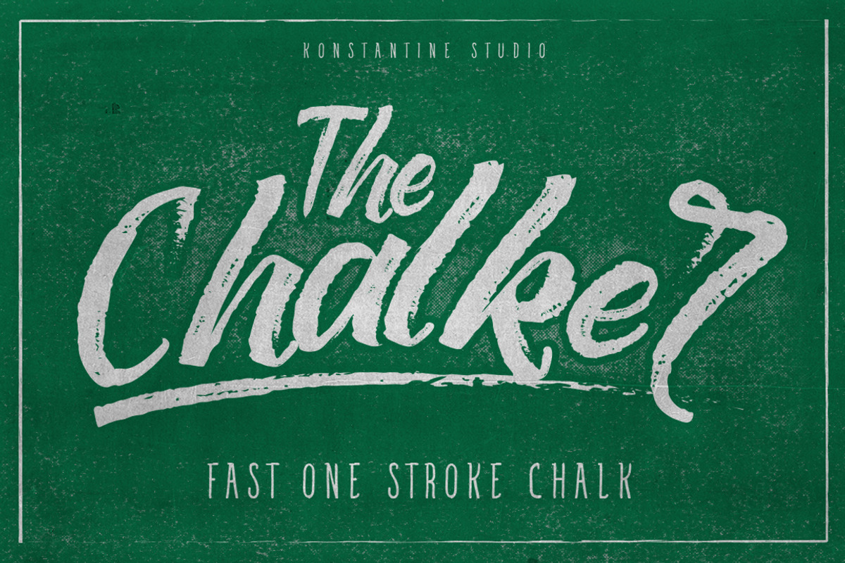 The Chalker Chalk lettering font