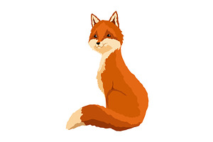 Red fox. Funny character, forest, an Animal Illustration by the8monkey