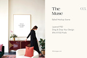 The Muse Styled Art  Print Mockup 03, a Household Mockup by The Wall Art Mockup Shop (Thumbnail 1 of 2)