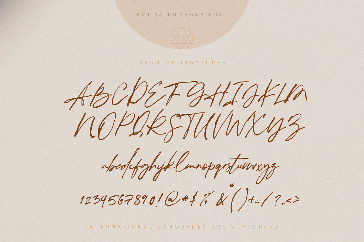 Emilia-Romagna Script Font, a Script Font by Creativeqube Design (Photo 12 of 13)