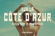 Sur La Cote d'Azur, a Sans Serif Font by Komet & Flicker (Thumbnail 1 of 15)