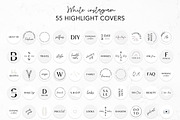 Instagram highlight covers in White, a Social Media Template by SwitzerShop (Thumbnail 1 of 3)