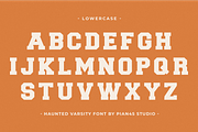 Haunted Varsity - Slab Serif Font, a Slab Serif Font by Pian45 Studio (Thumbnail 5 of 8)