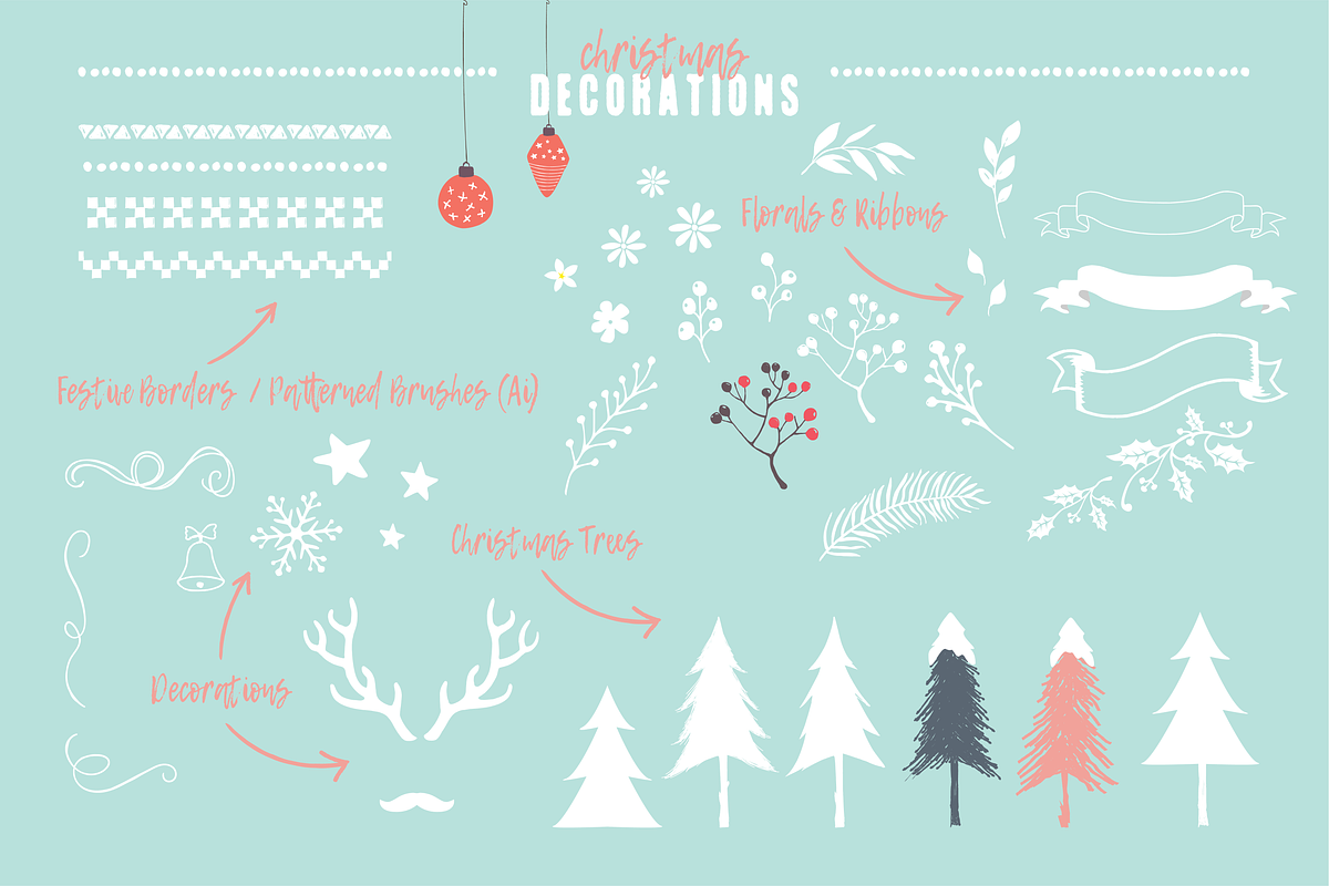Christmas Designs : Snowy White, a Decorative Illustration by Sameeu's (Photo 2 of 5)