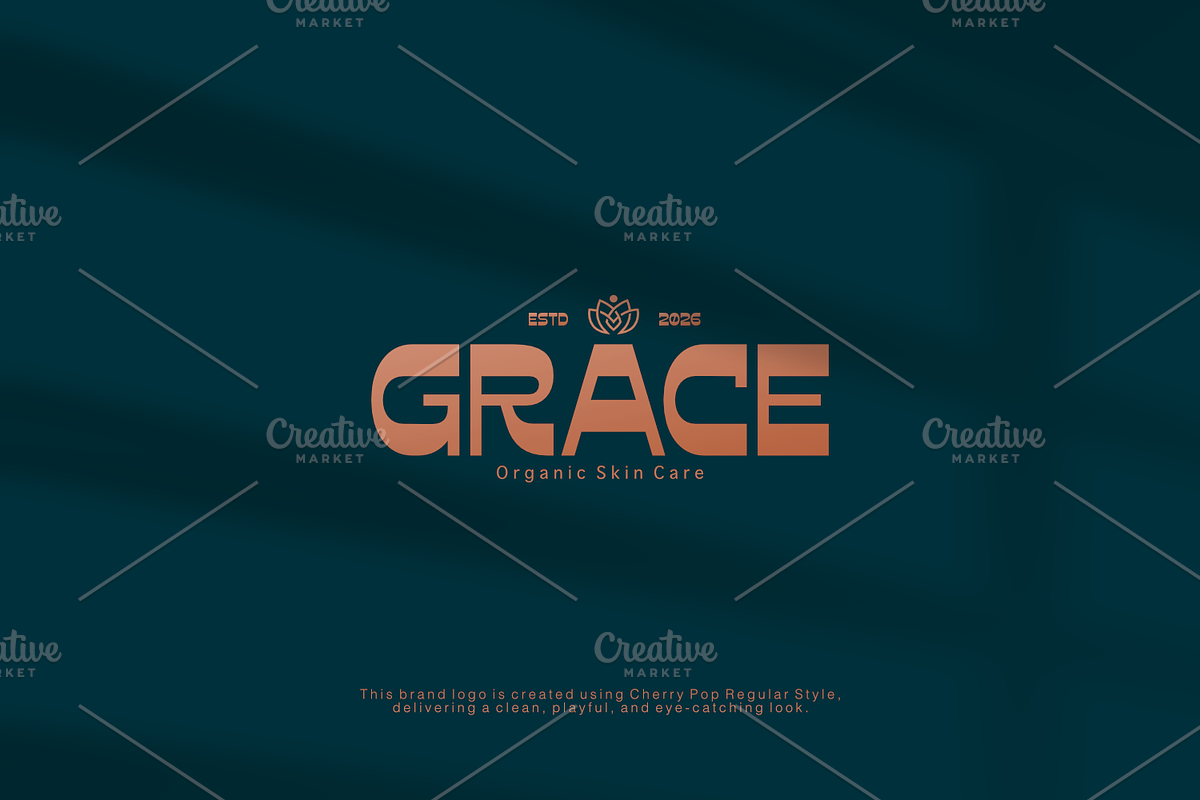 Cherry Pop - Playful Retro Display, a Sans Serif Font by Linecreative (Photo 3 of 9)