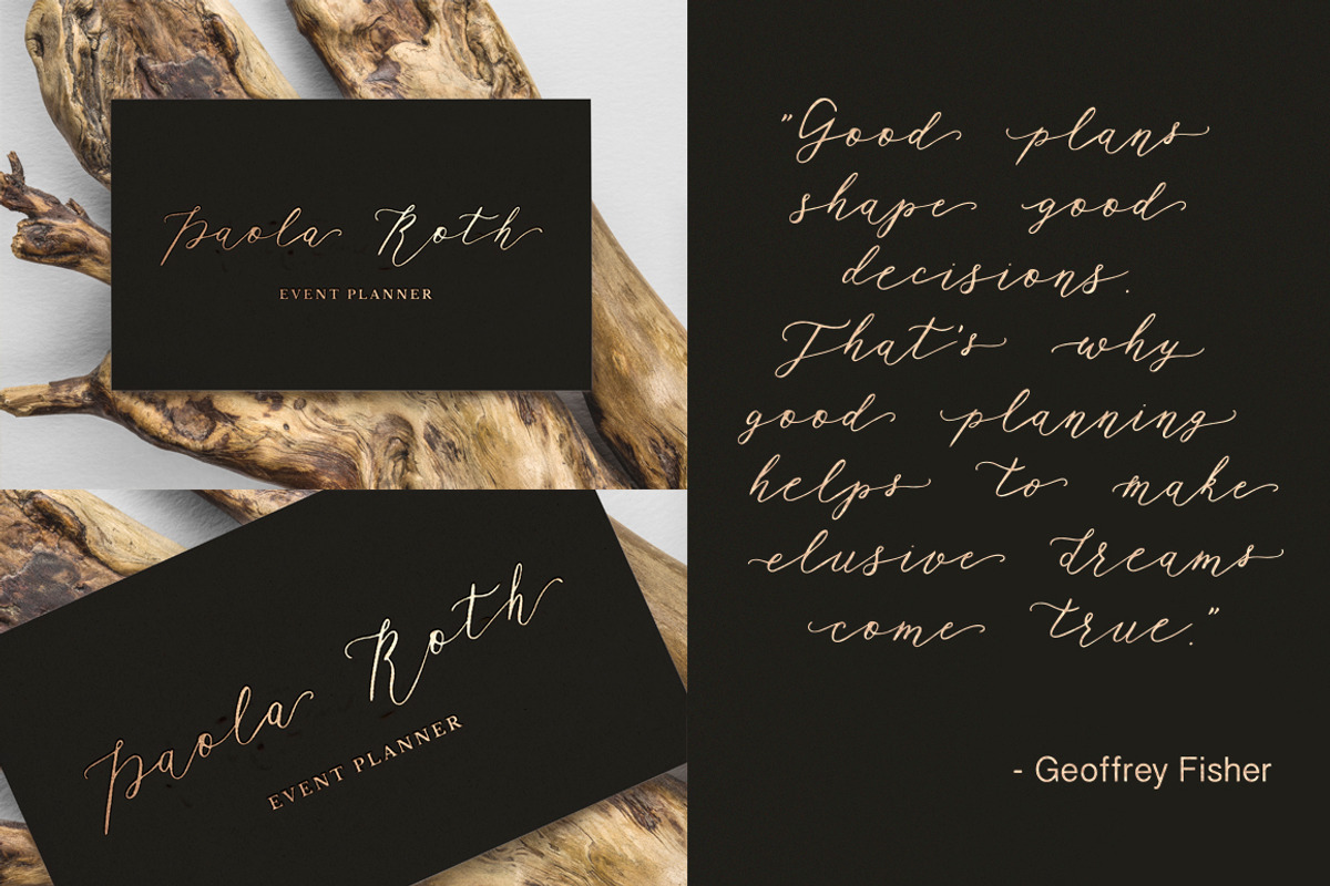Rhapsody Font. preview 8