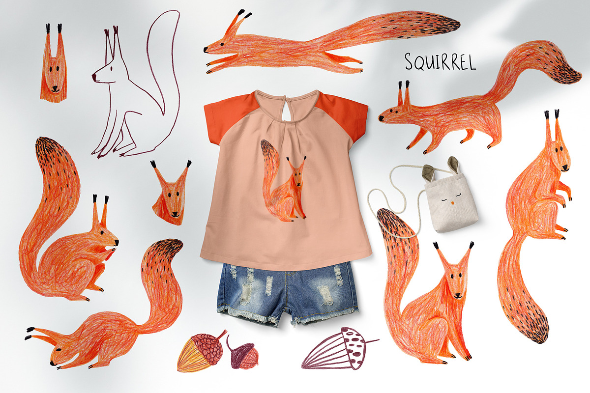 Kids love funny animals. Part 4, an Animal Illustration by Annakniaz (Photo 4 of 14)