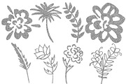 Botanical Metallic Plants & Flowers, an Object Graphic by kristiangallagher (Thumbnail 5 of 5)