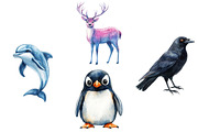 Cute Evil Animals Clipart, an Illustration by Craft Nest (Thumbnail 4 of 7)