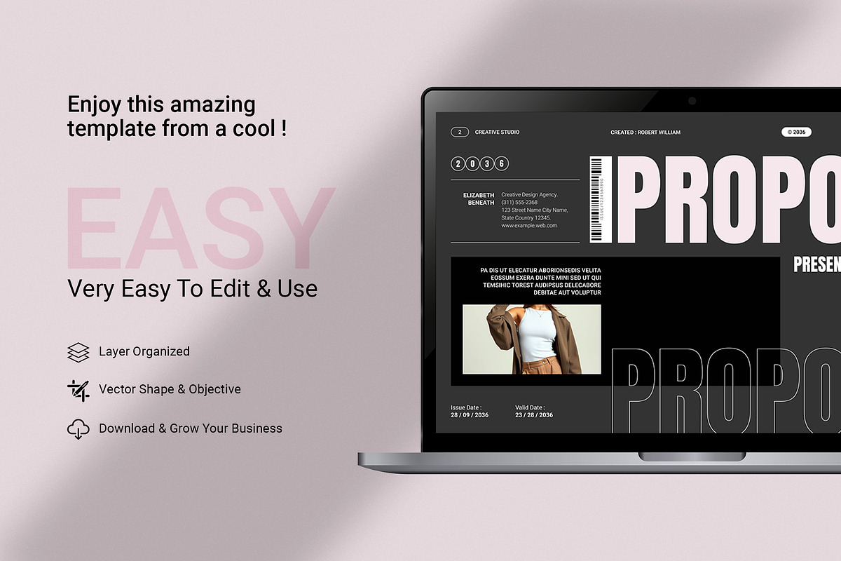 Business Project Proposal Template, a Presentation Template by UnifyArts (Photo 2 of 7)